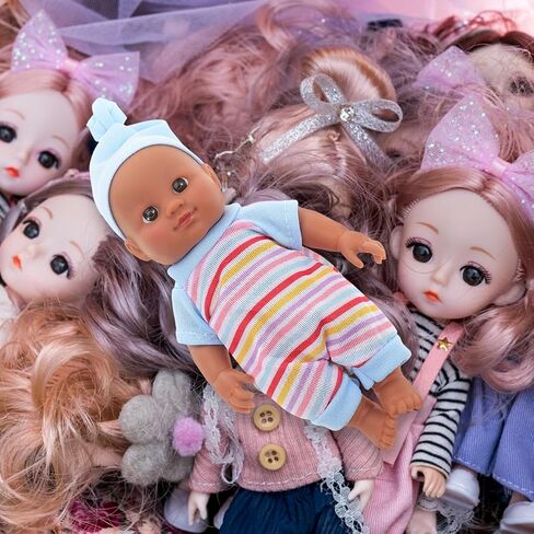 ERINGOGO Realistic Doll Vinyl Lifelike Doll Toy with Movable Limbs Adorable Simulation Boy Companion for Playtime and Comfort in Saudi Arabia