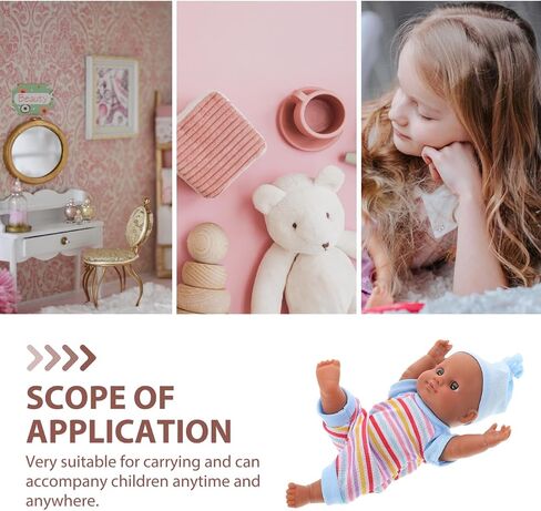 ERINGOGO Realistic Doll Vinyl Lifelike Doll Toy with Movable Limbs Adorable Simulation Boy Companion for Playtime and Comfort in Saudi Arabia