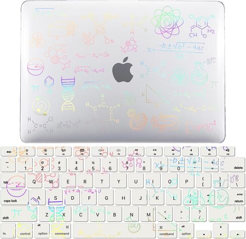IVY Flash Clear Laptop Hard Shell Cases for MacBook Old Air 13 2010-2017 Model A1369 A1466 with Keyboard Cover - LT13 in Saudi Arabia