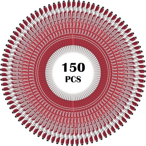 ما يصل إلى 500 PCS أقلام مخصصة كبيرة | قوس قزح من الألوان | الحبر الأسود المعدني الناعم المخصص بالاسم أو الرسالة (متنوع ، 100 جهاز كمبيوتر) in Kuwait