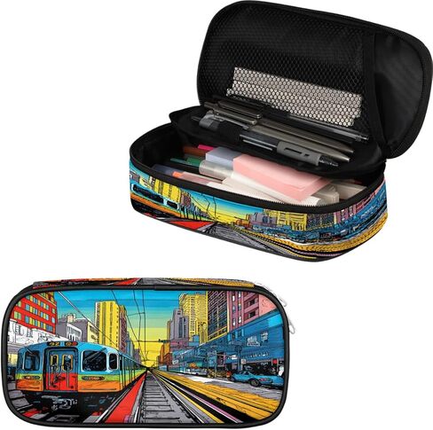 Pencil Case Pencil Pouch Lion Pencil Bags with Zipper Pencil Organizer Pencil Box Marker Case Organizer in Kuwait