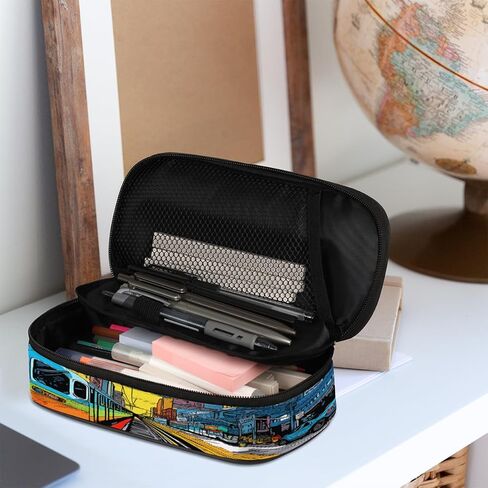 Pencil Case Pencil Pouch Lion Pencil Bags with Zipper Pencil Organizer Pencil Box Marker Case Organizer in Kuwait