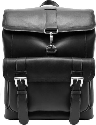 McKLEIN 15" Leather Laptop Backpack- HAGEN- Brown in Saudi Arabia