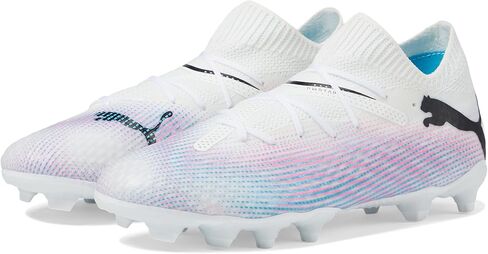 PUMA Future 7 Pro Firm Ground/Artificial Ground (Little Kid/Big Kid) Black White 6.5 Big Kid M in Saudi Arabia