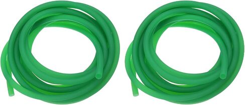 uxcell 2 Pcs Polyurethane Round Belts 5mm Dia, 10M (33ft) Length PU Polyurethane Belt for Drive Transmission (Rough Surface, Green) in Saudi Arabia
