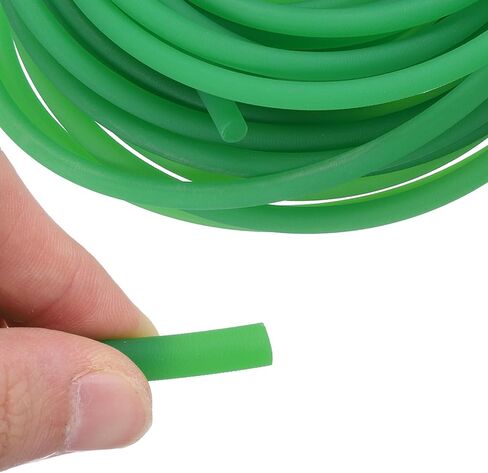 uxcell 2 Pcs Polyurethane Round Belts 5mm Dia, 10M (33ft) Length PU Polyurethane Belt for Drive Transmission (Rough Surface, Green) in Saudi Arabia