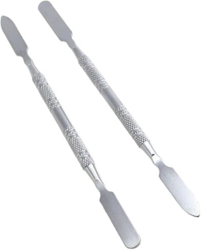 Stainless Steel Laboratory Mini Double-Ended Spatula Semi-Micro Shovel Conical Arrow End Flat End 6.22 Inches 4PCS in Saudi Arabia