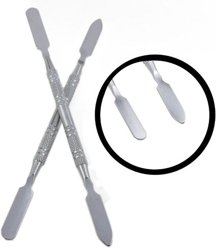 Stainless Steel Laboratory Mini Double-Ended Spatula Semi-Micro Shovel Conical Arrow End Flat End 6.22 Inches 4PCS in Saudi Arabia