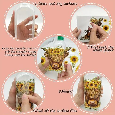 4pcs Cool Skull UV DTF Cup Wraps Winter UV DTF Transfer Waterproof Sticker for Glass Cups Furniture Craft DIY Crafts，Rub on Transfer Stickers for DIY Water Bottle Laptop Decal Wood Car in Saudi Arabia