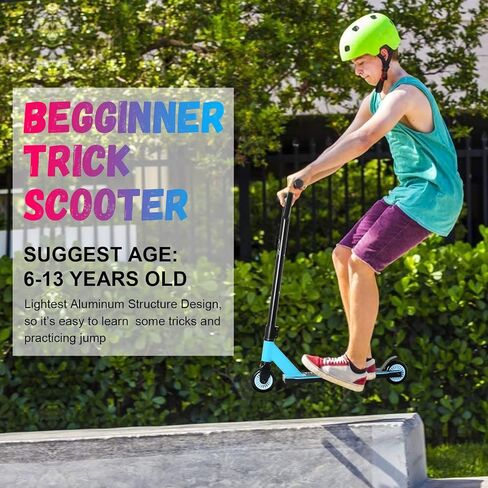VOKUL Pro Scooters for Kids with Metal Wheels - Stunt Scooter for Boys Girls Teens Up 6 Years - Freestyle Tricks Scooter for BMX Entry Level in Saudi Arabia