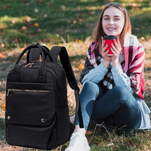 LOIDOU Laptop Backpack Women Travel Backpack 15.6 Inch Teacher Bag Waterproof College Backpacks Casual Daypack for School Work Commuter(Multi Pocket) in Saudi Arabia