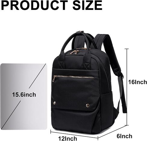 LOIDOU Laptop Backpack Women Travel Backpack 15.6 Inch Teacher Bag Waterproof College Backpacks Casual Daypack for School Work Commuter(Multi Pocket) in Saudi Arabia