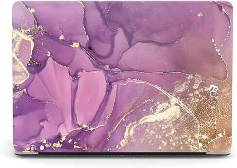 علبة الرخام الملونة اللبلاب لـ MacBook Air (11 بوصة ، نماذج: A1370 / A1465) علبة قذيفة صلبة مع مجموعة غطاء لوحة المفاتيح - I in Kuwait
