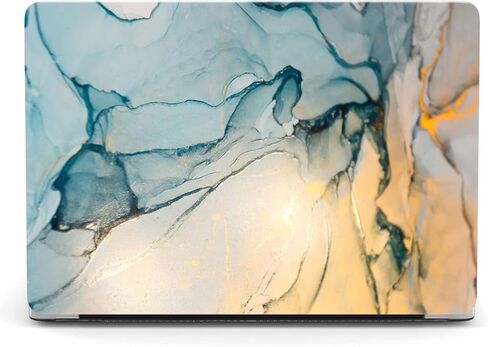 علبة الرخام الملونة اللبلاب لـ MacBook Air (11 بوصة ، نماذج: A1370 / A1465) علبة قذيفة صلبة مع مجموعة غطاء لوحة المفاتيح - I in Kuwait