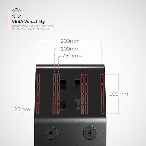 Sleek Floor Stand Kiosk for Monitors – CTA Sleek Floor Stand with Printer Slot for Monitors and Other Displays (ADD-LDSLEEK) in Saudi Arabia