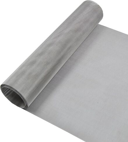 304 Stainless Steel Mesh Screen#20Mesh -Size:15.7"x47.2"(40x120cm), for Home, Garden and Farm. Window or Door Filter, Guards Against Pests Like Mice, Snakes, and Rodents. Easy to Cut and Install. in Saudi Arabia