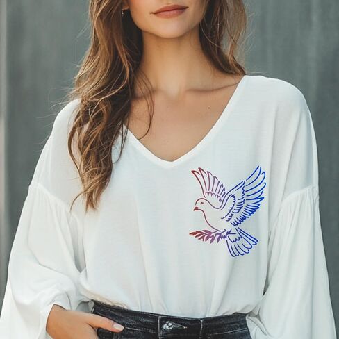 Mayjoydiy 2 PCS Dove of Peace Stencil Love Love Pigeons Stencils للطلاء 11.7 × 8.3 بوصة قابلة لإعادة الاستخدام قابلة لإعادة الاستنسل من طوالب الطلاء مع فرشاة الطلاء لدوائر DIY على الحائط الخشبي المنزل in Kuwait