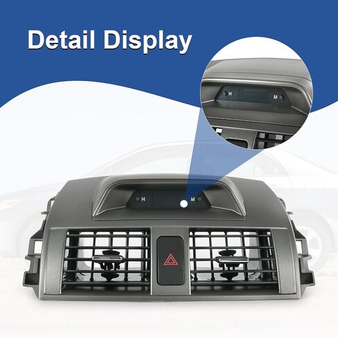 Center Dash A/C Outlet Air Vent Panel Compatible with 2008-2013 Toyota Corolla Replace# 55663-02060, 55670-02160 in Kuwait
