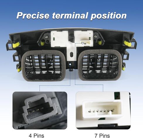 Center Dash A/C Outlet Air Vent Panel Compatible with 2008-2013 Toyota Corolla Replace# 55663-02060, 55670-02160 in Kuwait