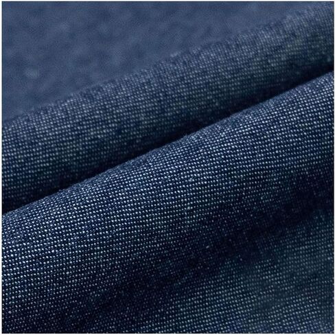 DENIM 10.5 أوقية 100 ٪ من القطع القطن 150 سم/59 بوصة واسعة الأزرق الغسول in Kuwait