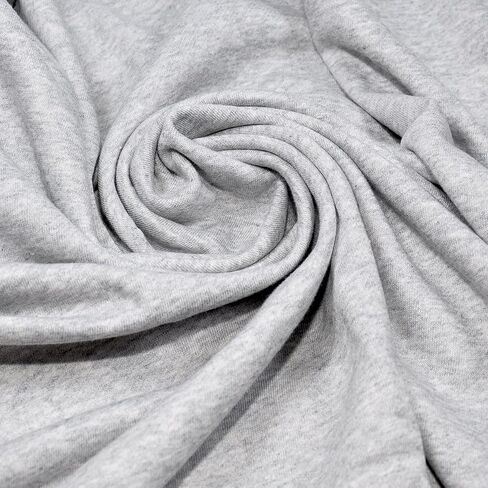 القطن الفرنسي Terry Fabric 72 بوصة عرض من الفناء Entelare (Heather Gray) in Kuwait
