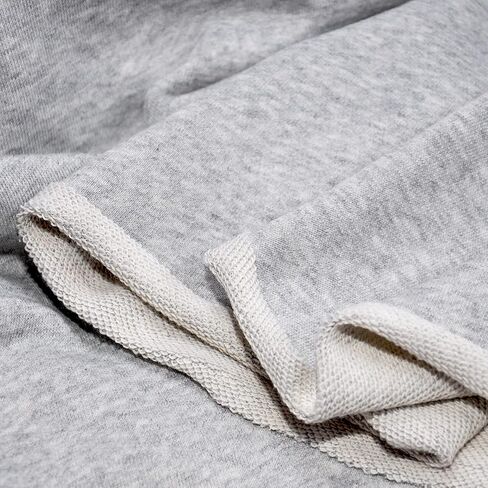 القطن الفرنسي Terry Fabric 72 بوصة عرض من الفناء Entelare (Heather Gray) in Kuwait