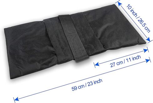 EMART Sandbags 8 Packs, Weight Bag Heavy Duty Saddlebags Sand Bag for Photography, Backdrop Stand, Light Stand, Tripod, Photo Video Studio, Canopy, Patio, Tent - Black in Saudi Arabia
