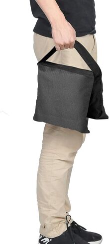 EMART Sandbags 8 Packs, Weight Bag Heavy Duty Saddlebags Sand Bag for Photography, Backdrop Stand, Light Stand, Tripod, Photo Video Studio, Canopy, Patio, Tent - Black in Saudi Arabia