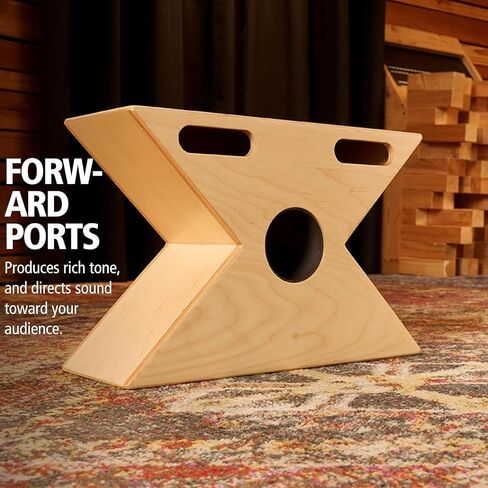 طبلة Meinl Hybrid Slaptop Cajon Box مع Snare وBongo، ومنافذ صوت أمامية - صُنعت في أوروبا - خشب البتولا البلطيقي، ضمان لمدة عامين (HTOPCAJ3NT) in Saudi Arabia