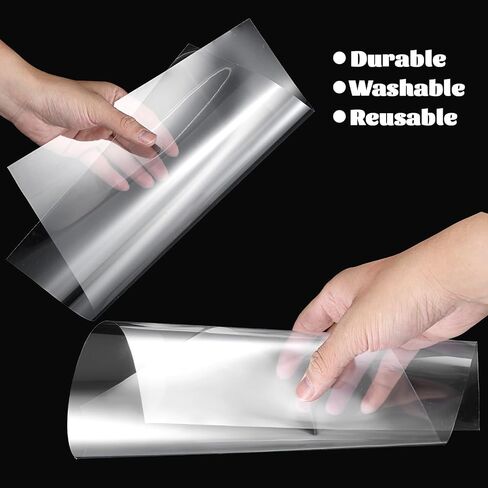 صفائح خلات 12 بوصة × 40 قدمًا 4 ملل ورقة mylar للحرف اليدوية وورقة استنسل فارغة واضحة لمشاريع DIY وآلات القطع in Saudi Arabia