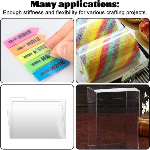 صفائح خلات 12 بوصة × 40 قدمًا 4 ملل ورقة mylar للحرف اليدوية وورقة استنسل فارغة واضحة لمشاريع DIY وآلات القطع in Saudi Arabia