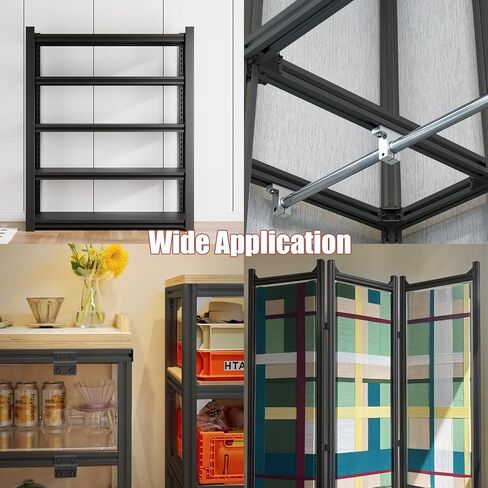 QNK 4pcs 1220mm(48") T Slot 4040 Aluminum Extrusion European Standard Anodized Linear Rail for 3D Printer Parts and CNC DIY Sliver in Kuwait