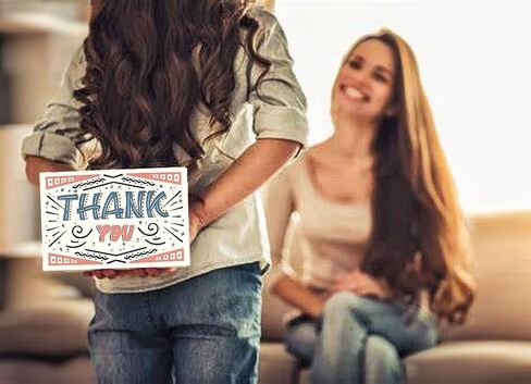 50pcs 4 × 6 بوصة بسيطة شكر لك بدون مغلف ， مناسبة لجميع السيناريوهات الشكر ، مثل عيد الأم ، عيد الأب ، عيد المعلم ، أو لقادتك وأصدقائك. (لون القرنفل) in Saudi Arabia