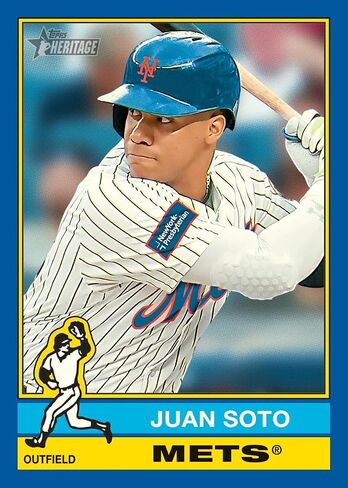 2025 Topps Heritage Baseball Hobby Trading Card Box (توقيع واحد أو بطاقة بقايا لكل مربع هواية) in Saudi Arabia