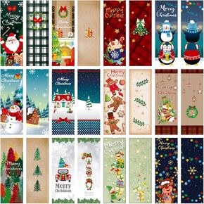 36 Pieces Paper Bookmark Book Markers Christmas Page Clips Bookmark Cute Bookmarks Multipack Personalised Bookmark Decorate Bookmark Page Markers Book Lover Gifts End Year Book Marks