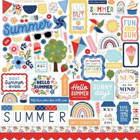 Echo Park Paper Co. My Favorite Summer Element Sticker