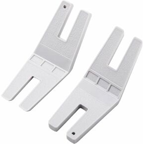 2 PCS Hump Jumper Sewing Tool, Button Sewing Accessories for Sewing Machines,Hemming Tool for Seam Aid & Rolled Hemmer Foot,