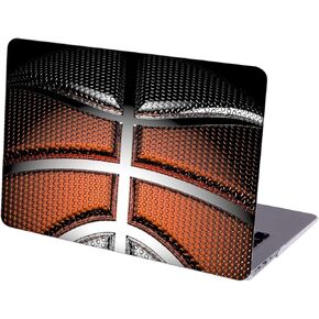 Compatible with MacBook Air 13.6-inch Hard Protective Shell Cace with Keyboard Cover (A2681, M2 chip, 2022 Release) - Basketball Illustration - MC8633