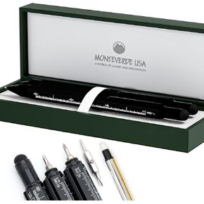 Monteverde ONE TOUCH TOOL SET BALLPOINT PEN WITH STYLUS BLACK + TOOL PENCIL BLACK