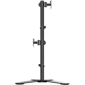 Dual-Screen Monitor Stand, Upper and Lower Screen Base, Lifting and Rotating, Punch-Free Stand, arm Bracket, Rack(Two Screen Base)