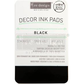 Redesign with Prima, Redesign Decor Ink Pad Black Magnetic Ink Pad 655350651312 Redesign Ink P/R
