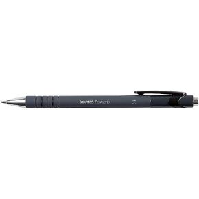 STAPLES Postscript Retractable Ballpoint Pens, Medium Point, Black Ink, 36/Carton (18262-CCVS)