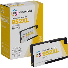 LD Products Compatible Replacements for HP 952XL Ink Cartridges 952 XL High Yield (Yellow) for use in for OfficeJet: 7740, 8702, 8715 and OfficeJet Pro: 7740, 8210, 8216, 8218, 8710, 8714, 8716, 8717