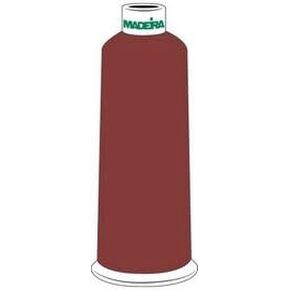 Madeira Rayon Embroidery Thread 5500yd Cone RED BROWN Color: 1174