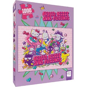 Hello Kitty and Friends “Tokyo Skate" 1,000 Piece Jigsaw Puzzle | Collectible Puzzle Artwork Featuring Hello Kitty, Pochacco, Keroppi & More | Officially-Licensed Sanrio Puzzle & Merchandise