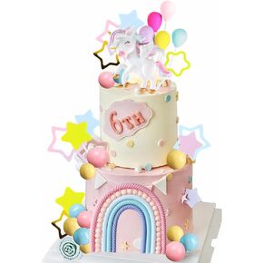 Unicorn Cake Topper Rainbow Cake Topper Unicorn Birthday Cake Decorations