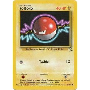 Pokemon - Voltorb (98) - Base Set 2