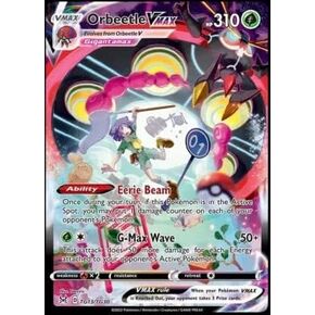 Pokemon - Orbeetle VMax - TG13 - Trainer Gallery - Lost Origin - Full Art Holo Foil Card