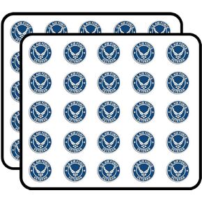 Round US AIR Force Veteran - USAF Military Troops Vet i Served Sticker for Scrapbooking, Calendars, Arts, Kids DIY Crafts, Album, Bullet Journals 50 Pack