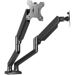 Double-arm Aluminum Alloy Monitor Stand 32-inch Pneumatic arm Dual-Screen Computer Stand Telescopic Rotating Lift